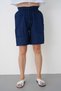 Women's Muslin Shorts High Waist with Pockets Oversize 100% Cotton - 4