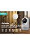 2-Pack C212 Indoor Security Cameras, 2K WiFi Home Surveillance with Motion Detection, Night - 2