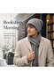 قبعة صوفية دافئة للرجال مقاس L/XXL، بنسيج محبوك سميك، قبعة رأس دافئة قابلة للتمدد للشتاء - 4