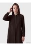 Lcw Grace Brown Judge Collar Women's Shirt Tunic