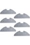 Mop mats - for Eufy Robovac G10 G30 Hybrid - spare parts - replacement heads - machine washable - reusable - grey - 6-pack