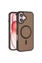 iPhone 16 Plus Case Magsafe Supported Camera Raised Silicone Matte Anti-Fingerprint - 5