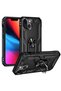 iPhone 13 Mini Case Camera Protector Magnetic Stand Tank Protection - 3
