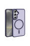 Galaxy S24 Case Magsafe Supported Camera Raised Silicone Matte Anti-Fingerprint - 2