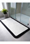 Jute Plush Non-Slip Base Washable Bathroom Kitchen Door Mat 40X60 cm - 4