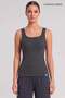 Egyptian Women's Camisole T-Shirt with Closed Back Straps, Smoked