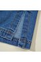 Women's Jean Jacket Oversized Boyfriend Button Up Shirt Shacket | Denim Fabric, Long Sleeve, Button - 5
