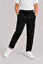Men's Black Children's Casual Sweatpants |   Jogger Cut Comfortable Fit School Trousers with Side and Back Pockets - 4