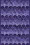 Purple Mermaid Scale Patterned 70X150 Beach Towel - Digital Printed Bath Towel - 2