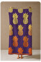 Purple Orange Pineapple Patterned 70X150 Beach Towel - Digital Printed Bath Towel - 4