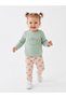 2-Piece Baby Girl Set with Cotton Butterfly Detail Leggings - 2