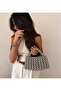 Women's Silver Color Beaded Handbag - Special Design Bag - 2