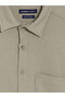Özmarka New Season Beige Regular Fit Men's Shirt - 7