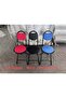 Folding Chair NU-80040, Heavy Duty Metal Folding Chair with Comfortable Padded Seat and Back Support, Red Finish, Space Saving Foldable Design for Dining Events Meetings Office and Home Use, 29×29×74 - 5