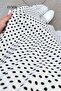 Madonna Collar Polka Dot Viscose Dress 6Y368 - 5