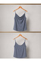 Women's Rope Strap Collar Draped Blouse Basic Daily Stylish Athlete Top - 5