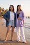 2 Trend Colors in One Advantage Package - Bat Sleeve Thin Knitwear Women's Cardigan Set Casual Seasonal Hafi - 4
