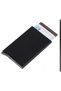 Card holder metal 9.6x6.3x0.9cm 5-slot RFID anti-theft. - 3