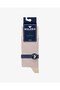 Men's Premium Seamless Summer Bamboo Herringbone Patterned Socks Beige