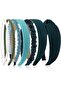 Headbands 7 styles red stylish hair accessory set.