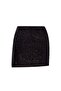 Pippa Sequined Mini Wrap Skirt Black - 5