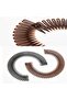 Hair combs 2pc flexible elastic organizer set. - 3