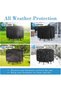 Patio Furniture Protective Cover - Waterproof Round Table Outdoor and Chair Dust for Patios, Gardens, Balconies 227x100 cm - 5