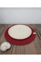 6-Piece Supla Set Knitted Rope Supla Jute American Service Table Mat Dining Presentation Mat - 3