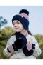 Kids' Scarf, Hat, and Glove Set - Warm Winter Striped 3-in-1 Suitable for Boys, Girls, Toddlers Aged 2-8 - 2