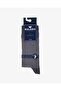 Men's Premium Seamless Summer Bamboo Herringbone Patterned Socks Smoked