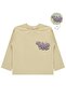 Tokyo Printed Sweatshirt for Ages 10-13 - Dark Stone Color