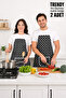 Trendy 2 Pieces Liquid Waterproof Kitchen Aprons - 2