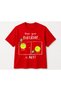 Unisex Oversize Tennis Printed T-Shirt 100% Cotton Tennis Themed Comfortable Fit Short Sleeve T-Shirt