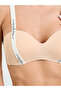 Beige Padded Non Wired Regular Bra - 3