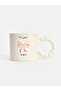 Lcw Home Mixed Slogan Printed Ceramic Mug 260 ml - 3