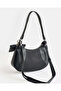 Women Black Plain Messenger Bag - 3