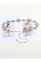 Silver Boho Belt Chain with Embellished Details - 4