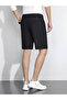 Men Black Waffle Knit Shorts - 3