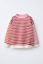 Strawberry Embroidered Striped Girls' 2-Piece Set - Red - 6