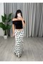 Zena Polka Dot Satin Skirt - 3
