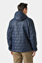 Men's Lifaloft Padded Hooded Navy Blue Coat - 4