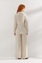 Buckle Detailed Long Sleeve Suit Beige - 4