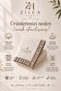40X110 cm Ruffled Table Runner – Cream Green Decorative Tablecloth and Table Cover - 2