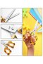 Animal Figured Scissors 1 Piece Bubu Blunt Tip Protected School Scissors Children's Paper Scissors Preschool Nursery Kindergarten - 7
