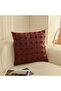 Decorative Cushion, Polyester Stripe Velvet, 45 x 45 cm, Design PU-13