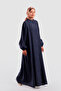 Zippered Tensel Ferace Navy Blue - 2