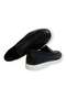 Black Color Laceless Genuine Leather Men's Shoes - 2