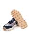 Dark Blue Color Lace-Up Genuine Leather Men's Shoes - 2