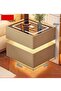 Modern Bedside Nightstand Table with LED Mirror, Sensor Light, Wireless Charging and BT Speaker 50CM - 2