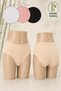 Women's Bamboo Ribbed Bato Panties 6 Pieces High Waist Soft Flexible Comfortable Daily Underwear - 6